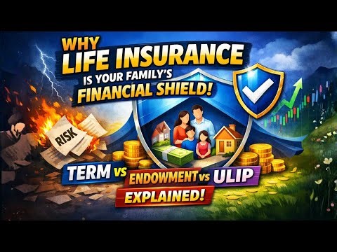 Why Life Insurance is Your Family’s Financial Shield! 🛡️ Term vs Endowment vs ULIP Explained