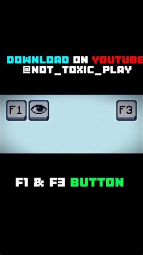 🖕download ⬆️Java F1 & F3 Texture Pack MCPE 1.26+ 🖥️ Debug + Clean Screen #mcpe #mcbedrock #minecraft