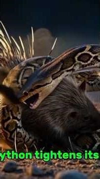 Python Attack Gone Wrong — When the Hunter Meets the Wrong Animals! #shorts #snake #wildlife