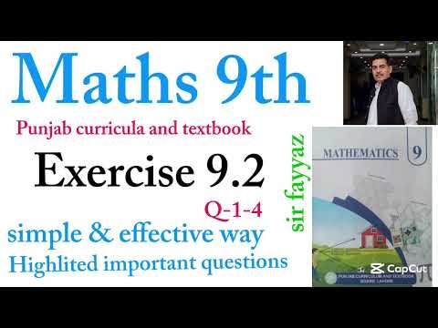 Maths class 9th | exercise 9.2 | Q 1-4 | ex 9.2 | Similar figures | 9th | unit 9 | Chapter 9