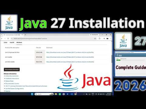 How to Install Java JDK 27 on Windows 10/11 | 2026 Update | Amith Thoughts | 👍🖇️✅🔗
