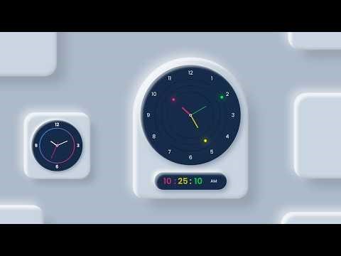 Working Analog and Digital Clock using Html CSS & Javascript