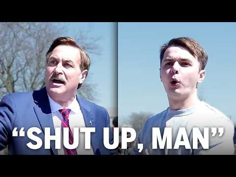 Adam Mockler DEBATES Mike Lindell on Election Fraud LIVE at a Trump Rally
