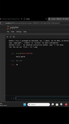 How to Perform Simple Calculation in Jupyter Notebook Console