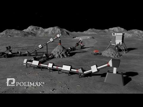 Polimak Space Strategic Infrastructure for Lunar Resource Extraction and the Global Space Economy