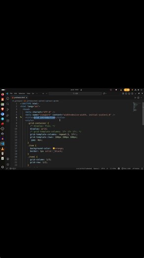 Day 5/100 CSS Grid Masterclass 🔥| 100 Days Web Dev Journey#coding #webdevelopment#100dayschallenge