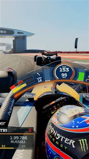 F1 25 Realistic HUD | MERC MCLAREN BATTLE | Oscar Piastri Chinese GP ##f125 #simracing #f1