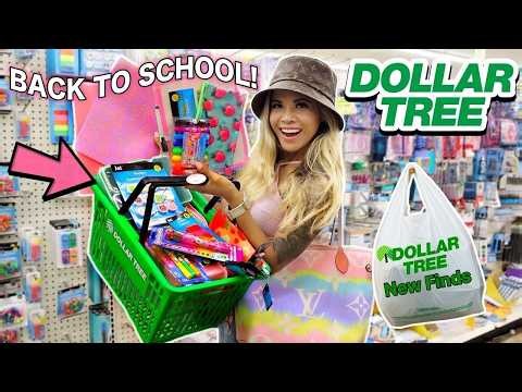 DOLLAR TREE* BACK TO SCHOOL SUPPLIES SHOPPING SPREE 2026! college edition