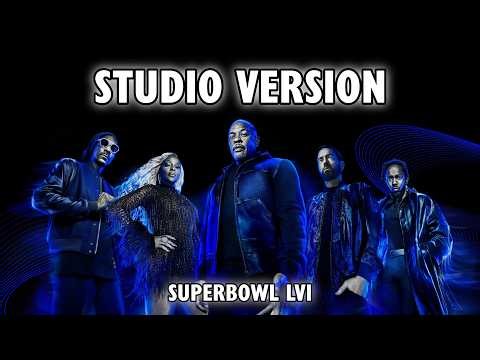 Super Bowl 2022 Halftime Show FULL (Studio Version) | Dr Dre, Snoop, 50 Cent, Mary, Kendrick, Eminem