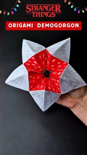DIY STRANGER THINGS Demogorgon COOTIE Catcher EASY Origami Paper Monster