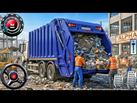 Extreme Truck Simulator 2026 - Real Trash Collector 3D Game - Android Gameplay
