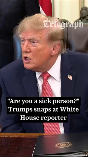 Trump rages at ‘sick’ journalist over golf course question