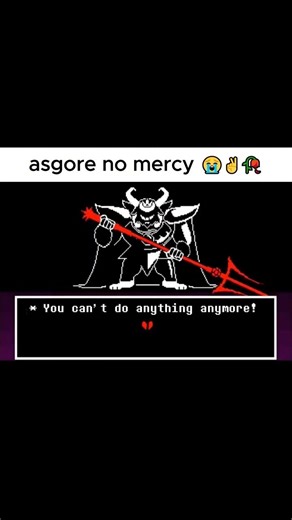 Asgore No Mercy #undertale #deltarune #gaming