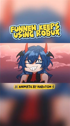 Funneh keeps using Robux 😭 #itsfunneh #krew #krewanimatic #krewfam