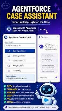 🤖 Salesforce LWC Agentforce Case Assistant | Agentforce Conversation Client API