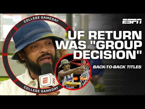 Joakim Noah calls his 2007 Florida Gators return his 'proudest moment' | College GameDay