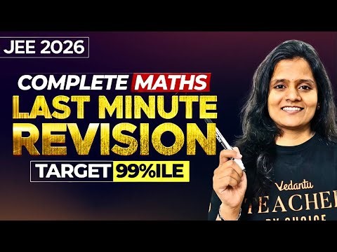 JEE 2026: Complete Maths in ONE Shot! 🚀 Finish Entire Syllabus Now