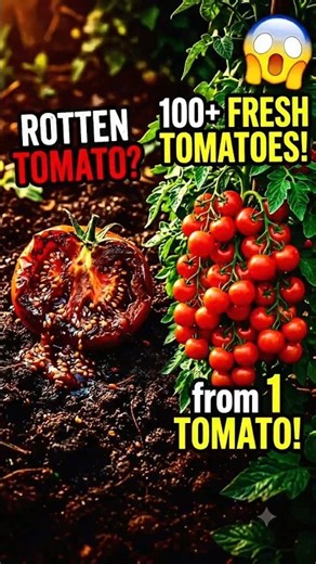 Turning 1 Rotten Tomato into 100+ Fresh Tomatoes! (Insane Time-Lapse) 🍅🔥**