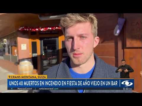 Tragedia en Año Nuevo: incendio en bar de Crans-Montana, Suiza, dejó decenas de muertos