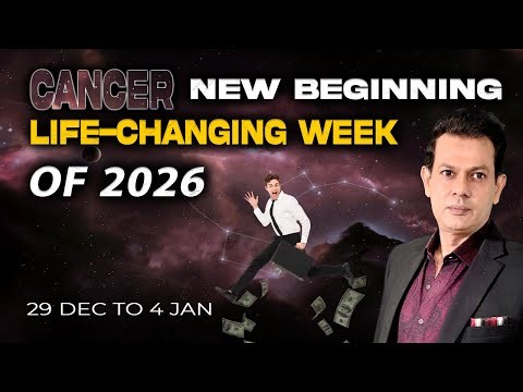 Cancer Weekly Horoscope & Astrology Predictions (29 Dec - 4 Jan, 2026) | Haris Azmi | Astrogems