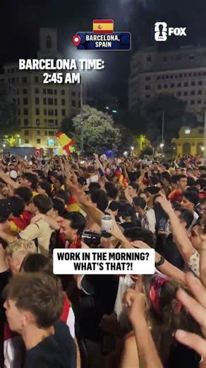 They're going to party all night in Barcelona 🇪🇸