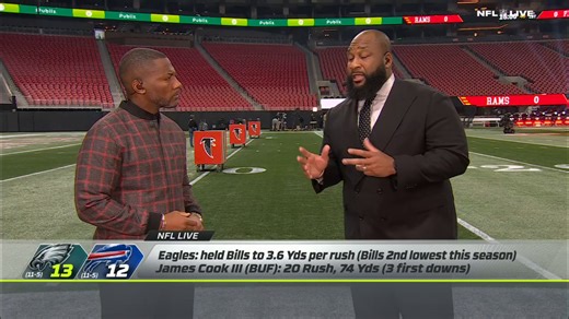 "What we saw from the Philadelphia Eagles in the second half offensively is unacceptable, and you can't win another championship playing at that level." 👀 Marcus Spears and Ryan Clark discuss the Philadelphia Eagles after their 13-12 win against the Buffalo Bills 🏈 | NFL on ESPN