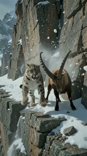 Snow Leopard's Last Hunt Ends in Disaster! 🐆❄️