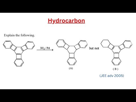 Explain the following. hydrogenation of alkene