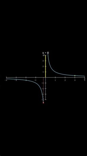 1/x Near Zero | Positive vs Negative Infinity #maths #graph #education #stem #learnmath