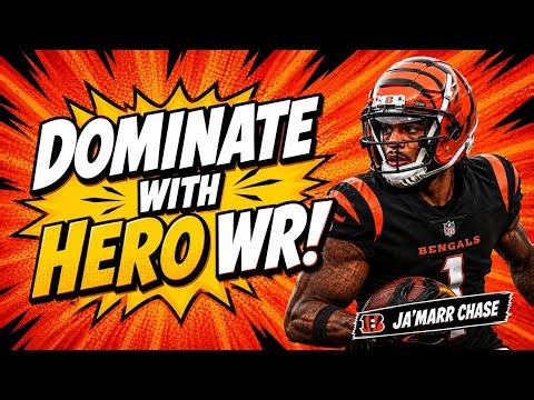 2026 Fantasy Football Mock Draft - Hero WR Dominates!