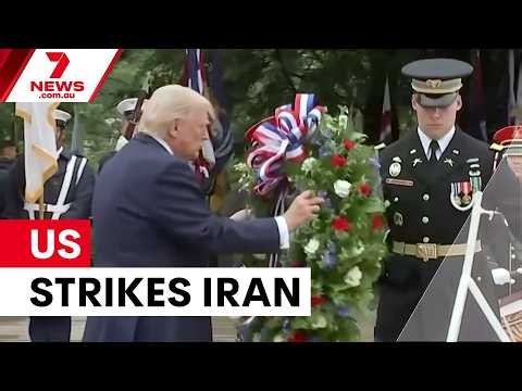 US strikes Iran amid fragile peace negotiations | 7NEWS