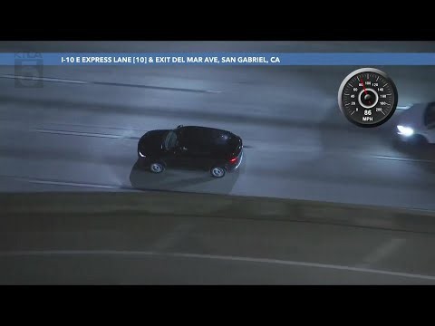 Officers chase high-speed driver in L.A. County