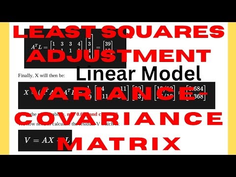 Least Squares Adjustment of Linear Observation Equations