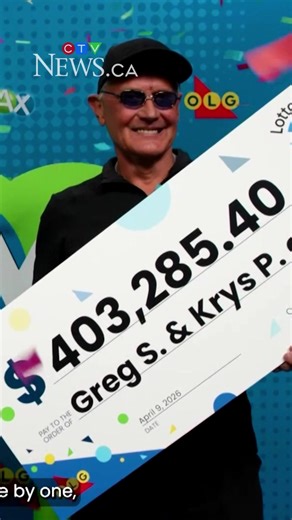 London, ON Friends Claim $80 Million Lotto Max Jackpot