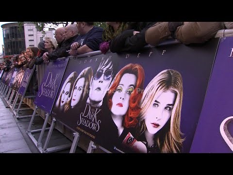 Johnny Depp, Michelle Pfeiffer and director Tim Burton premiere 'Dark Shadows' in London