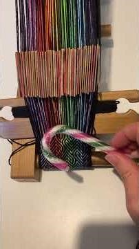 Day 17 of Festive Tablet Weaving #tabletweaving