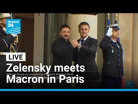 War in Ukraine: Zelensky meets Macron for talks on Russia • FRANCE 24 English