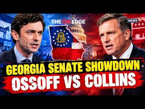 Jon Ossoff vs Mike Collins in Georgia Senate Debate | Georgia Senate Race Heats Up | US Midterms