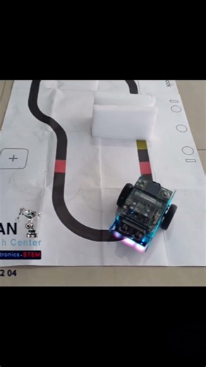 🚗 We Turned mBot2 Into a REAL Self-Driving Car 🤖🔥 | Line Following + Obstacle Avoidance