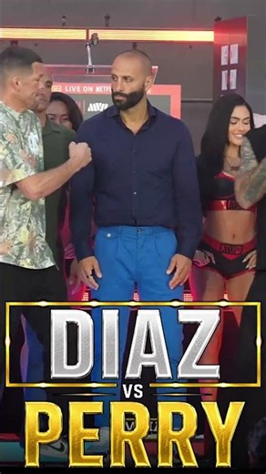 INTENSE Nate Diaz vs. Mike Perry staredown ahead of MVP MMA 1 | MMA Fighting