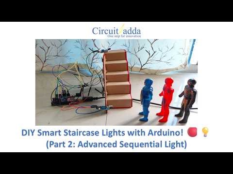 Arduino Project #8: DIY Sequential LED Staircase with Arduino & IR Sensors