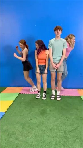 Rock Paper Scissors Jumping Challenge! Brother vs Sister