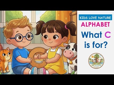 Letter C Sound Phonics Story 🍎 What C is for | Learn ABCs for Kids & Kindergarten