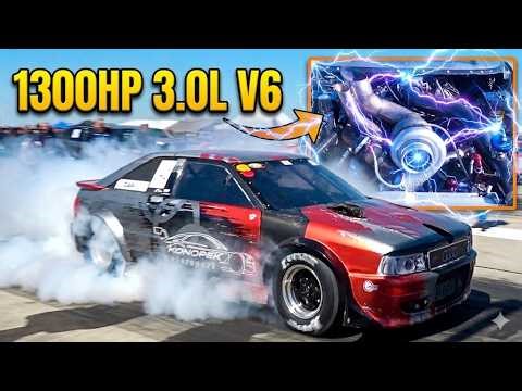 CRAZY 1300+HP V6 KONOPEK AUDI S2 DOES IT AGAIN !!