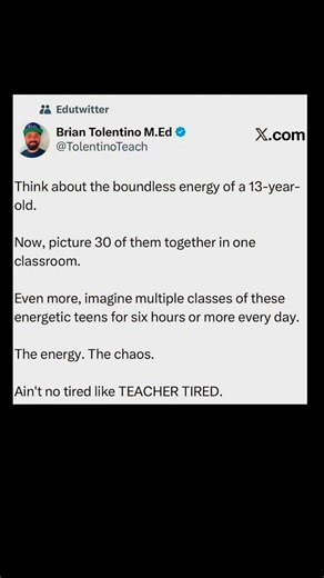 teacher tired is real | Subscribe for more #motivation 😊👍