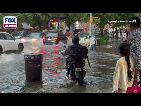 Watch: Thunderstorms Flood New York City, Turn Brooklyn Streets Into Canals