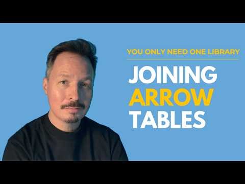 Advanced Data Processing: Join Arrow Tables In-Memory (No Pandas) with PyArrow