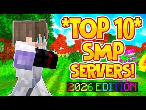 TOP 10 SMP SERVERS *2026* | Best Minecraft OP SMP | 1.8/1.19/1.20+ JAVA & BEDROCK SERVER