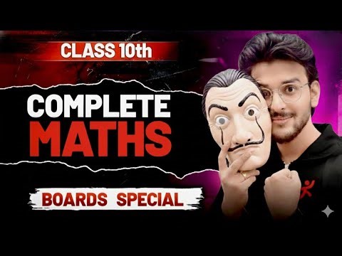 Complete Maths🔥 | CBSE Board Class 10 2025-26 | Score Full Marks | Pre Board Special by Pranav Sir