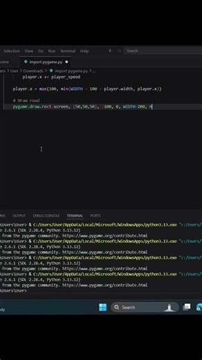 Advanced Car Dodge Game Using Python 🚗🔥 #Python #CarGame #GameDev #Pygame #Coding #CodingLife #code